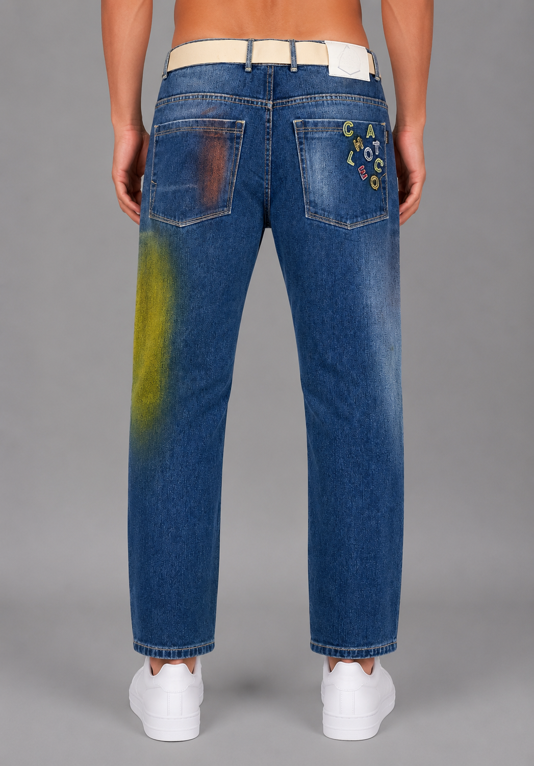 Neo-Classic Bleach Indigo Back - Jeans Wholesale Business Supplier Gujarat